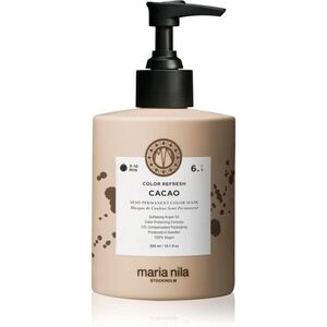 Maria Nila Colour Refresh Cacao jemná vyživující maska bez permanentních barevných pigmentů výdrž 4 – 10 umytí 6.5 300 ml obraz