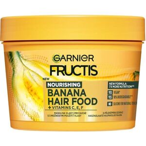 Garnier Fructis Banana Hair Food vyživující maska pro suché vlasy 390 ml obraz