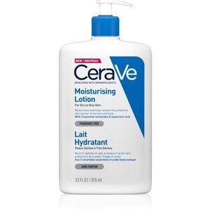CeraVe Moisturizers Lotion hydratační mléko na tělo a obličej pro suchou až velmi suchou pokožku 976 ml obraz