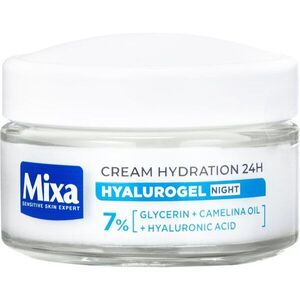 Mixa Hyalurogel Night hydratační krém na obličej na noc 50 ml obraz