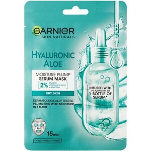 Garnier Textil Masks Hyaluronic Aloe hydratační plátýnková maska s aloe vera 28 g obraz