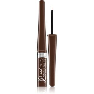 Rimmel Glam' Eyes tekuté oční linky odstín 002 Brown Velvet 3, 5 ml obraz