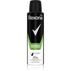 Rexona Men Invisible Fresh Power antiperspirant ve spreji pro muže 150 ml obraz