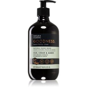 Baylis & Harding Goodness Oud, Cedar & Amber přírodní tekuté mýdlo na ruce 500 ml obraz