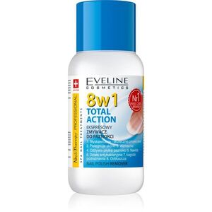 Eveline Cosmetics Nail Therapy Professional odlakovač na nehty bez acetonu 8 v 1 150 ml obraz