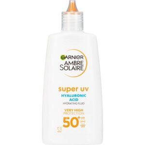Garnier Ambre Solaire Super UV Hyaluronic Acid lehký ochranný fluid s hydratačním účinkem SPF 50+ 40 ml obraz