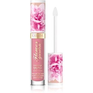 Eveline Cosmetics Flower Garden krémový lesk na rty s kyselinou hyaluronovou odstín 01 Delicate Rose 4.5 ml obraz