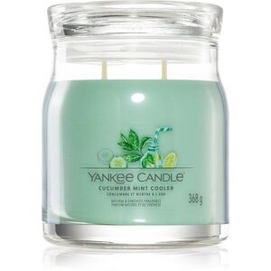 Yankee Candle Cucumber Mint Cooler vonná svíčka Signature 368 g obraz