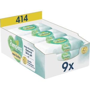 Pampers Harmonie New Baby vlhčené čisticí ubrousky pro děti 414 ks obraz