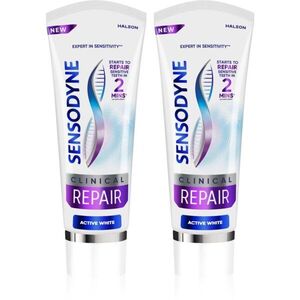 Sensodyne Clinical Repair Active White zubní pasta 2x75 ml obraz