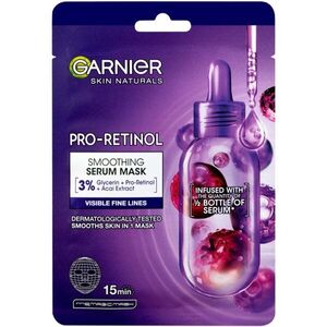 Garnier Textil Masks Pro-Retinol vyhlazující plátýnková maska s retinolem 22 g obraz