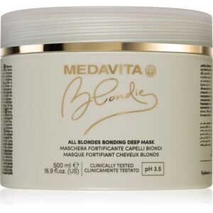 Medavita Blondie All Blondes Bonding Deep Mask posilující maska pro barvené vlasy 500 ml obraz