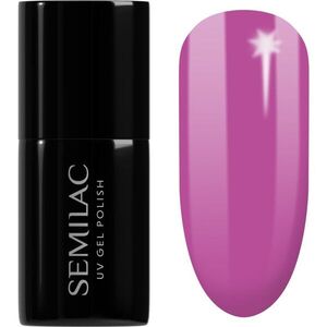 Semilac UV Hybrid Pastel Neons gelový lak na nehty s použitím UV/LED lampy odstín 601 Neon Pink Punch 7 ml obraz