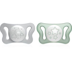 Chicco Physio Micro 0-2 m dudlík Night 2 ks obraz