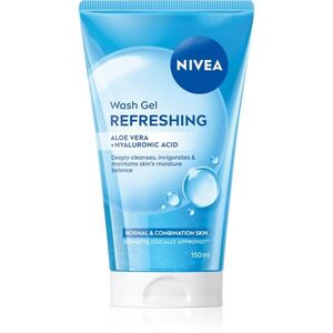 NIVEA Refreshing osvěžující čisticí gel pro normální až smíšenou pleť 150 ml obraz