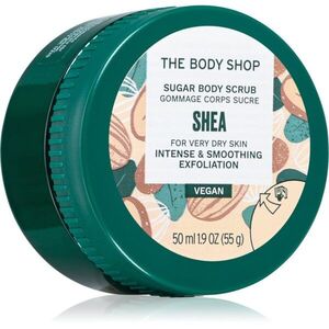 The Body Shop Shea Body Scrub cukrový tělový peeling s bambuckým máslem 50 ml obraz