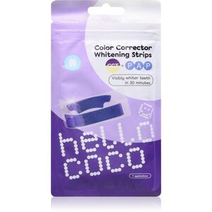 hello coco Color Corrector Whitening Strips bělicí pásky 7 ks obraz