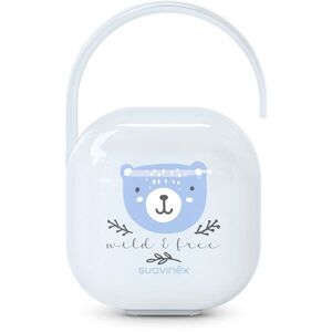 Suavinex Wild & Free Soother Holder krabička na dudlík Blue 1 ks obraz