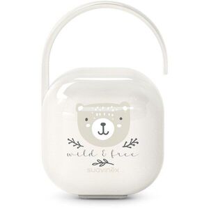 Suavinex Wild & Free Soother Holder krabička na dudlík Beige 1 ks obraz