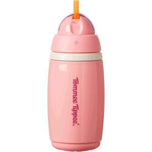 Tommee Tippee Active Cup hrnek s brčkem Pink 12m+ 1 ks obraz