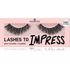 essence LASHES TO IMPRESS umělé řasy pro objem a zahuštění řas 09 Big Lash Crush 1 pár obraz