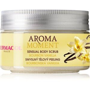 Dermacol Aroma Moment Vanilla Bourbon cukrový tělový peeling 200 g obraz