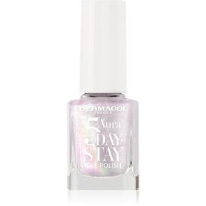 Dermacol 5 Day Stay Aura dlouhotrvající lak na nehty s perleťovým leskem odstín 67 Cream Pearl 11 ml obraz