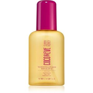 Coco & Eve Sunny Honey Tan Boosting Anti-Aging Body Oil SPF 30 ochranný olej urychlující opalování proti stárnutí pokožky SPF 30 150 ml obraz