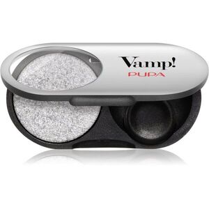 PUPA Milano Vamp! Radiant Baked Eyeshadow dlouhotrvající zářivé oční stíny odstín 302 Pure Silver - METALLIC 1 g obraz