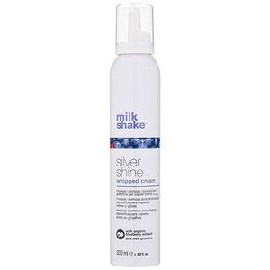 milk_shake® Silver Shine krémová pěna pro blond vlasy neutralizující žluté tóny 200 ml obraz