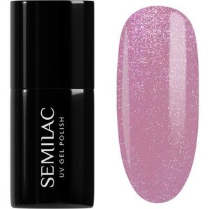 Semilac UV Hybrid Shimmer gelový lak na nehty odstín 319 Shimmer Dust Pink 7 ml obraz