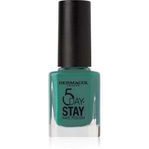 Dermacol 5 Day Stay dlouhotrvající lak na nehty odstín 66 Emerald 11 ml obraz