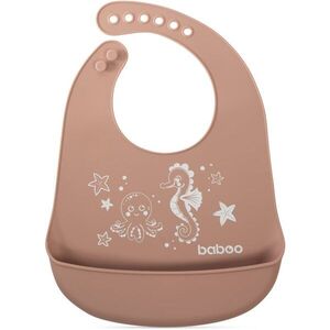 Baboo Silicone Bib bryndák Au Naturale, 4m+ 1 ks obraz