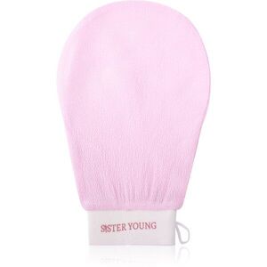 Sister Young NOVA Exfoliating Glove peelingová rukavice na tělo Pink 1 cps obraz