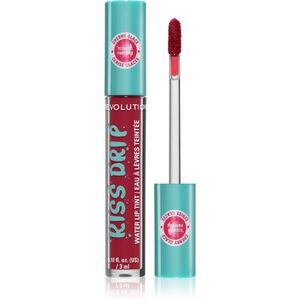 Revolution Kiss Drip Water Lip Tint dlouhotrvající lesk na rty odstín Cherry Glace 4 ml obraz