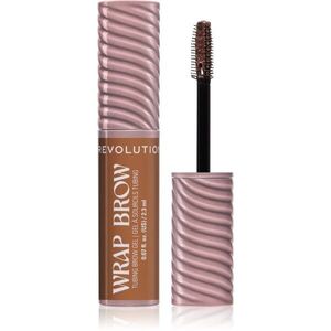 Revolution Wrap Brow Tubing Brow Gel fixační gel na obočí odstín Cool Medium Brown 2.3 ml obraz