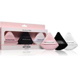 Revolution Soft Focus Powder Puff Trio labutěnka 3 ks obraz