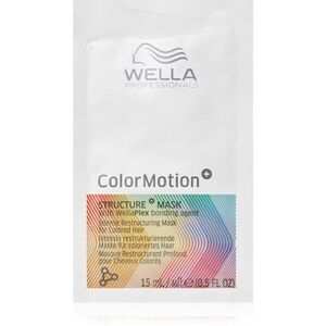 Wella Professionals ColorMotion+ Structure mask maska na vlasy pro ochranu barvy 15 ml obraz