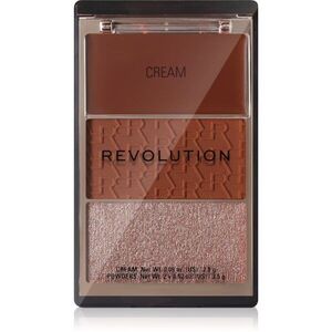 Revolution The Bronzer Icon paleta bronzerů s rozjasňovačem odstín 1 ks obraz