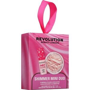 Revolution Shimmer mini Duo dárková sada s rozjasňujícím efektem pro ženy 1 ks obraz