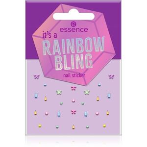 essence it's a RAINBOW BLING nálepky na nehty 27 ks obraz