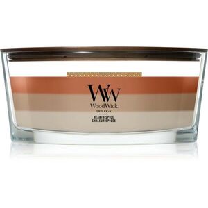 Woodwick Trilogy Hearth Spice vonná svíčka s dřevěným knotem 453.6 g obraz