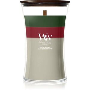 Woodwick Trilogy Holiday Garland vonná svíčka s dřevěným knotem 610 g obraz