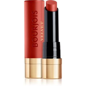 Bourjois Rouge Velvet The Lipstick dlouhotrvající rtěnka s matným efektem odstín 53 Caramel Salé 2.4 g obraz