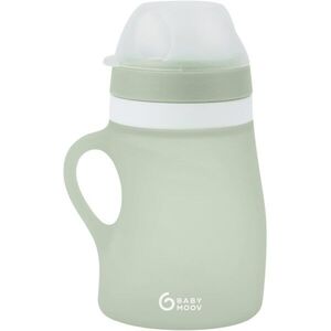 Babymoov Silicone Bottle Green dětská láhev 150 ml obraz