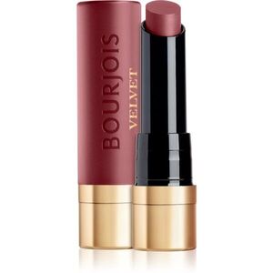 Bourjois Rouge Velvet The Lipstick dlouhotrvající rtěnka s matným efektem odstín 52 Spicy Fig 2.4 g obraz