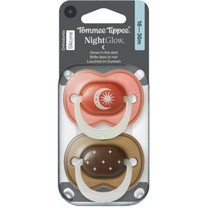 Tommee Tippee NightGlow Soother 18-36m dudlík Boy 2 ks obraz