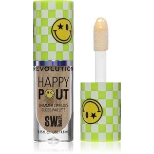 Revolution Happy Pout Shimmer Lip Gloss třpytivý lesk na rty odstín SunBeam 4.6 ml obraz