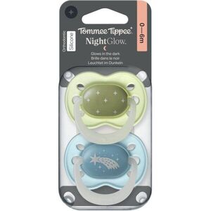 Tommee Tippee NightGlow Soother 0-6m dudlík Boy 2 ks obraz