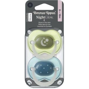 Tommee Tippee NightGlow Soother 6-18m dudlík Boy 2 ks obraz